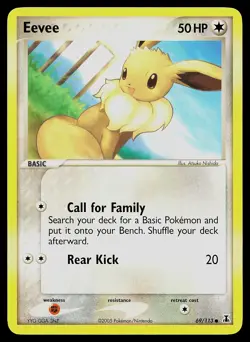 Pokemon Card - Eevee Delta Species 69/113 Common Non Holo - Image 1