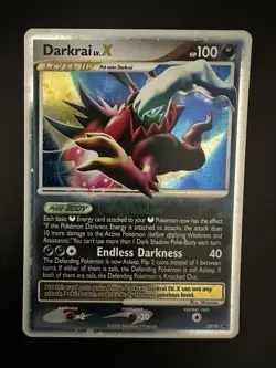 Darkrai LV.X DP19 Promo Pokemon Card Near Mint Minus NM- - Image 1