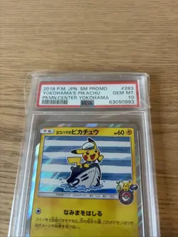 PSA 10 Yokohama's Pikachu 283/sm-p 2018 Japanese Promo Pokemon Center Card - Image 2