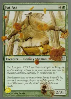 Fat Ass - Near Mint MTG Unhinged - Image 1