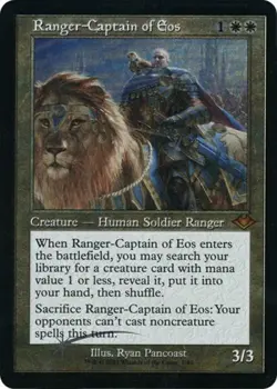 MTG English Ranger-Captain of Eos (Retro Frame) (Foil Etched) NM Foil - Image 1