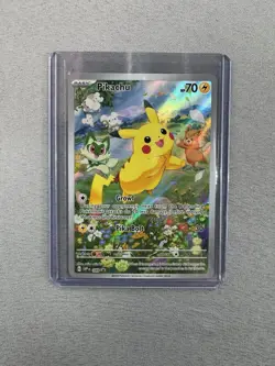 PIKACHU SVP 088 Scarlet & Violet Full Art Promo Pokemon Card Black Star Promo NM - Image 1