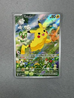 PIKACHU SVP 088 Scarlet & Violet Full Art Promo Pokemon Card Black Star Promo NM - Image 2