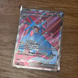 Pokemon TCG Journey Together Salamence EX Full Art Holo Card 177/159 NM/MINT - Image 1