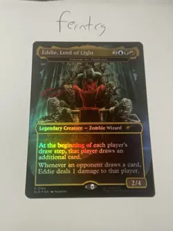 Magic the Gathering Eddie Lord of Light Rare Foil Secret Lair NM Ships Same Day - Image 1