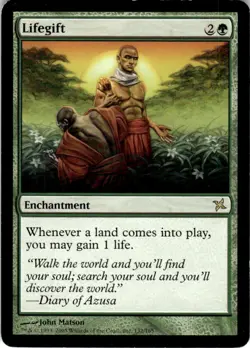 2005 Magic The Gathering Betrayers of Kamigawa Lifegift #132 Light Play - Image 1