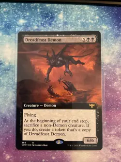 ?Dreadfeast Demon (Extended Art) Near Mint Innistrad: Crimson Vow ????? - Image 1