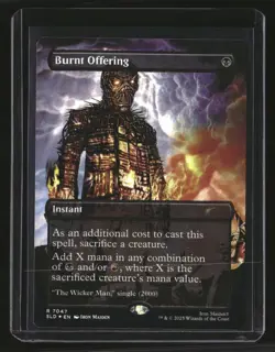 Secret Lair Drop Series Burnt Offering Rainbow Foil - Image 1