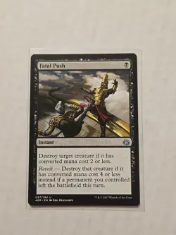 Fatal Push - Aether Revolt - LP - Uncommon - Instant - MTG - Image 1