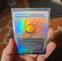 White Lotus Tile Borderless Foil MTG Avatar Mythic 330 NM X1 - Image 1