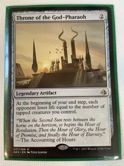 **Throne of the God - Pharaoh Amonkhet Regular MTG** - Image 1