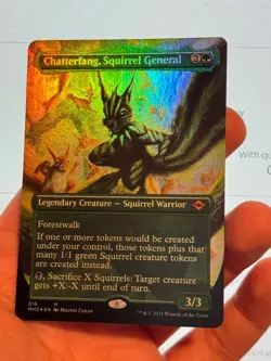 1X FOIL Chatterfang, Squirrel General BORDERLESS MINT MTG MH2 Modern Horizons 2 - Image 2