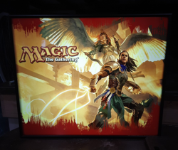 Magic the Gathering Lighted Large Store Display Sign MTG Illuminated Collectible - Image 1