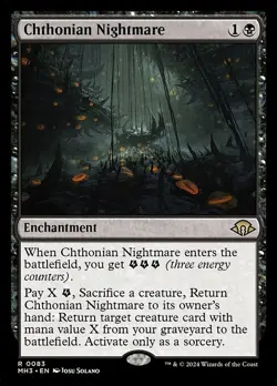 Chthonian Nightmare x1 1x Modern Horizons 3 NM MTG - Image 1