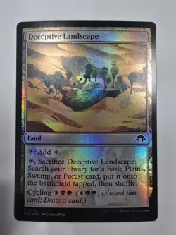 Deceptive Landscape Modern Horizons 3 Foil Magic The Gathering Mtg - Image 1