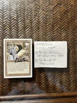 Mtg. Revised Library of Leng. Played. Signed. - Image 1