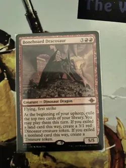 1x Bonehoard Dracosaur MTG The Lost Caverns of Ixalan Mythic Nonfoil NM - Image 1