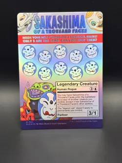 MTG - Sakashima of a Thousand Faces - RAINBOW FOIL - SLD 1541 - 3U - Mythic - NM - Image 2