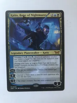 Kaito, Bane of Nightmares Promo MTG Duskmourn: House Of Horror NM #220p - Image 1