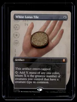 White Lotus Tile Borderless Regular Avatar The Last Airbender MTG TLA #0330 - Image 1