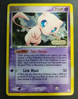 Mew 10/92 Legend Maker Reverse Holo Vintage Pokemon TCG Nintendo Stamped LP+/NM - Image 3