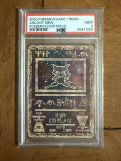2000 Pokemon Ancient Mew Holo PSA 9 Movie Game Promo Double Swirl! *🌀🌀* - Image 3