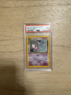 2001 Pokemon Neo Discovery 1st Edition #1 ESPEON-Holo PSA MINT 9 - Image 1