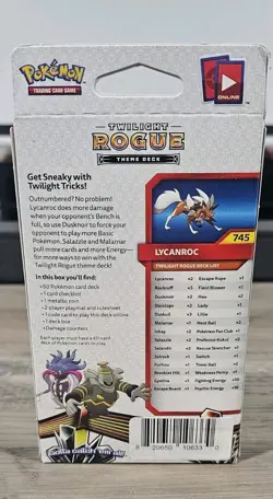 Pokemon TCG Twilight Rogue Theme Deck - Sun & Moon Forbidden Light Lycanroc - Image 2