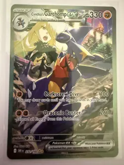 Pokemon TCG Cynthia's Garchomp EX 232/182 Destined Rivals. NM ???? - Image 1