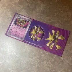 Pokemon Twilight Masquerade Alakazam 082/167 - Promo Sticker Set - Image 1
