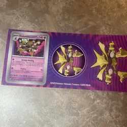 Pokemon Twilight Masquerade Alakazam 082/167 - Promo Sticker Set - Image 3
