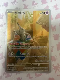 Mimikyu SVP075 Promo Pokemon Center Stamp - Image 1
