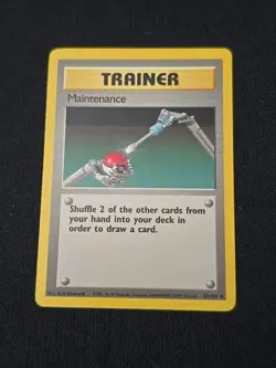 Maintenance 083/102 Base Set Regular WOTC Vintage Pokemon TCG Light Played - Image 1