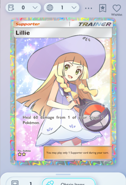 Pokemon TCG POCKET - Lillie Full Art 2?, Celestial Guardians, English - Image 1