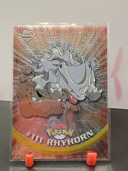 2000 Topps Chrome Pokemon Series 2 - Rhyhorn #111 - Image 1