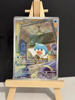 Pokemon TCG: 2023 Paldea Evolved Illustration Rare Quaxly (206/193) - Image 1