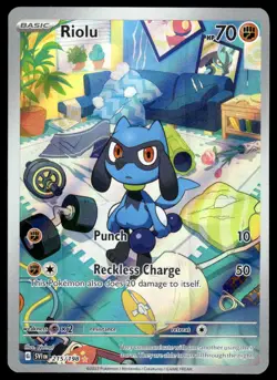Pokemon TCG SV01: Scarlet & Violet Base Set #215/198 Riolu NM - Image 1
