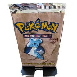 UNWEIGHED Sealed Pokemon 1st Edition Fossil Booster Pack Lapras Art - Image 1