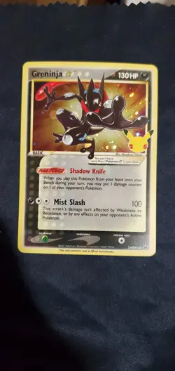 Greninja Gold Star SWSH144 Promo Pokemon TCG SWSH:Sword & Shield Celebrations - Image 1