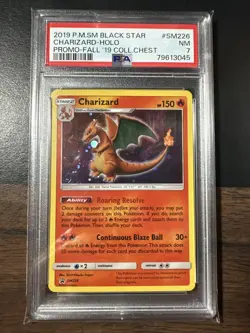 CHARIZARD SM226 HOLO BLACK STAR PROMO Pokemon TCG PSA 7 NM - Image 1