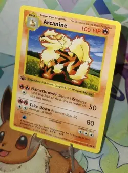 Pokemon TCG 1st Edition Shadowless Arcanine 23/102 NM/BETTER - Image 4