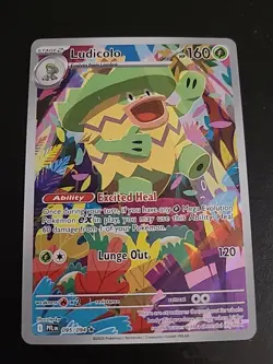 Ludicolo 095/094 Pokemon Mega Evolution Phantasmal Flames Illustration Rare NM - Image 1