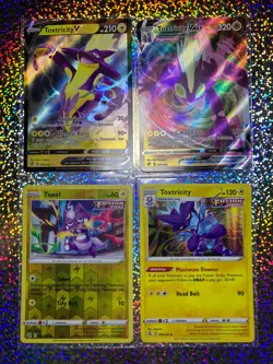 Pokemon TCG: Rebel Clash: Full Art 071/192 Toxtricity VMAX; 070/192 Toxtricity V - Image 1
