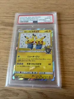 Pokemon TCG - Japanese Pretend Comedian Pikachu 407/SM-P PSA 10 Promo Osaka DX - Image 1