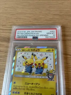 Pokemon TCG - Japanese Pretend Comedian Pikachu 407/SM-P PSA 10 Promo Osaka DX - Image 2