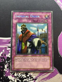 Yugioh Imperial Order PSV-104 Secret Rare Unlimited HP REVERSE SECRET ERROR - Image 3