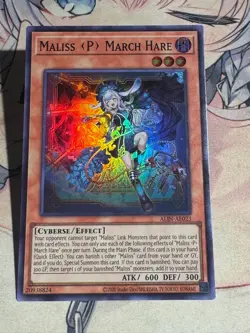Yugioh Asian English ALIN-AE023 Maliss P March Hare Super rare NM - Image 2