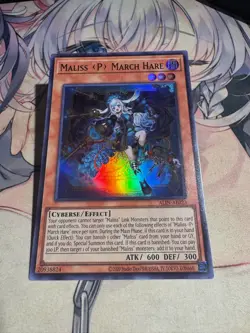Yugioh Asian English ALIN-AE023 Maliss P March Hare Super rare NM - Image 3