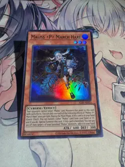 Yugioh Asian English ALIN-AE023 Maliss P March Hare Super rare NM - Image 4