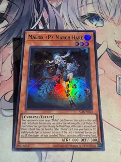 Yugioh Asian English ALIN-AE023 Maliss P March Hare Super rare NM - Image 5